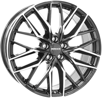 10,5X21 MONACO WHEELS GPX BLACK POL 5/120 ET45 CH64,1