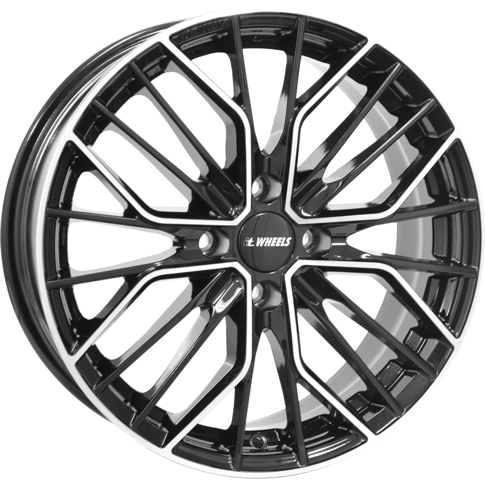 6,5X16 IT WHEELS TIARA 4 BLK/POL 4/100 ET44,5 CH73,1
